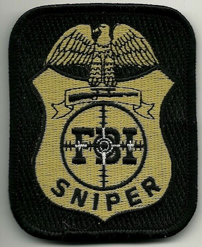 Fbi sniper brust - sniper, abzeichen