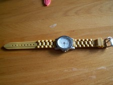 Watch-57 Armbanduhr, Damen Uhr, Silikonuhr, Wristwatc, Montre-bracelet Camel