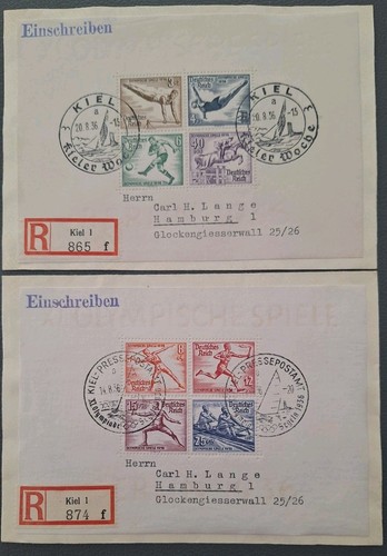 Deutsches reich block - deutsches, 5+6