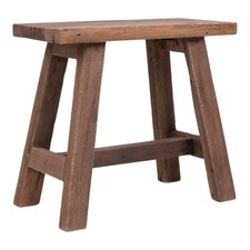 Teak Bench Deko Holz Hocker