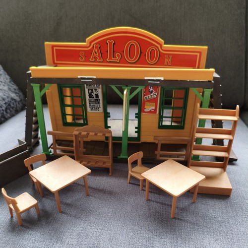 Playmobil western saloon mit - western,