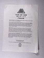 Alien ant farm press release - ant,