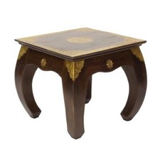 Indischer Opiumtisch Messing