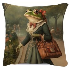 Luxus Dame 45 cm Kissen Deko