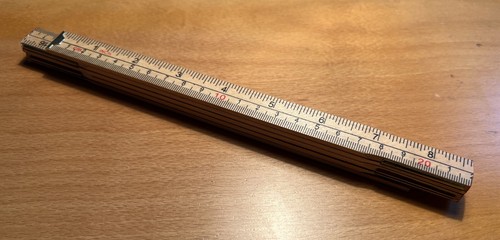Gliedermaßstab zollstock - gliedermaßstab,