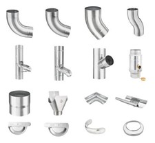 GRÖMO Dachrinnen Formstücke