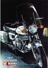 Moto Guzzi V 1000  I - Convert     Prospekt Brochure 6  Seiten
