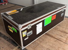 Flightcase Transportkiste 197x89x62 cm Innen mit orange Teppich – stabil