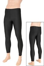 Herren Leggings Leggins elastisch stretch shiny glänzend hauteng lange Sporthose