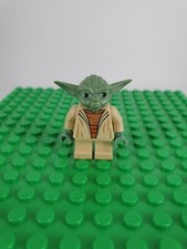 LEGO STAR WARS Minifigur Figur YODA JEDIMEISTER Grey Hair sw0219 AUS 7964 8018