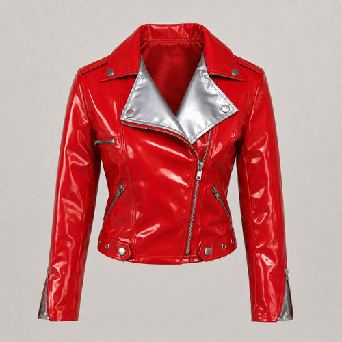 Rimo damen lack bikerjacke - rimo,