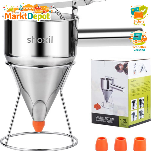 Teigspender edelstahl 2l - teigspender, 1,2l