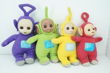 Teletubbies Schlafaugen Stofftier 1996 Plüschtier Original 4 Stück