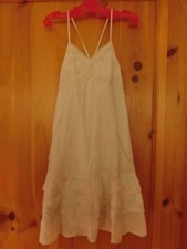 Wunderschönes Sommerkleid von Pampolina  mit Spitze beige Lingerie-Style Gr. 122