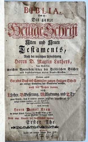 Biblia das ist die - das,