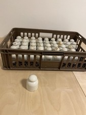 43 Isolatoren Porzellan