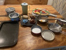 Kinderküchen Zubehör Spielzeug Kinder Kaufmannsladen Holz Stoff Metall