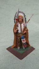 Zinnfigur Indianer Häuptling - 54mm