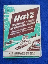 DDR Harz Wanderkarte Landkarte