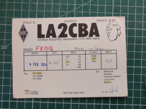 Br0943 amateurfunkkarte qsl - amateurfunkkarte,
