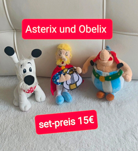 Asterix plüschfiguren set - plüschfiguren,