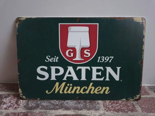 Spaten münchen bier schild - spaten,