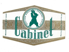 Bier-Etikett "CABINET" -