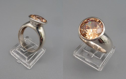 Gbno vintage modernist ring - modernist,