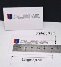 Alpina 3x Aufkleber 3D Logo
