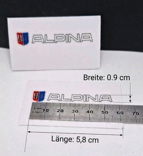 Alpina aufkleber logo - 3d,
