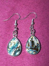 Abalone muschel ohrringe - /,