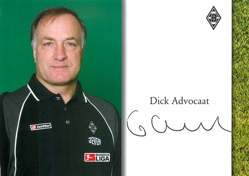 Autogramm dick advocaat - autogramm,
