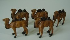 5 Antike Seltene Krippe Figuren Kamele Erzgebirge vor 1945