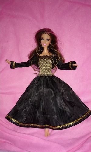 Barbie puppen kleid - kleid, königin