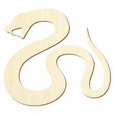 Holz Schlange - Deko Basteln
