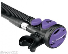 Atomic Aquatics SS1 Sicher Sekunden Octo Scuba Tauchen Regler Tauch Lila