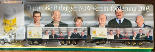 Modell werbetruck bitburger - modell, "bitburger