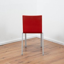 Vitra ".03" Besucherstuhl rot 4-Fußgestell