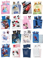 Disney Princess I Star Wars I Marvel Spiderman Avengers Bettwäsche 135x200 cm
