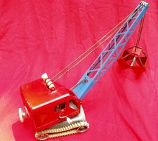 GAMA 280: roter Raupenbagger mit Greifer / Vinage / sehr guter Zustand!