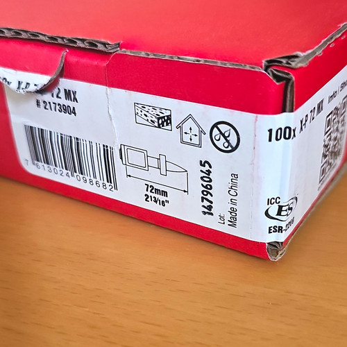 Hilti betonnagel 100x p - , x-p