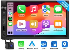 Eonon UX7 Android 14 7" IPS Doppel 2DIN Autoradio GPS Navi CarPlay RDS Bluetooth