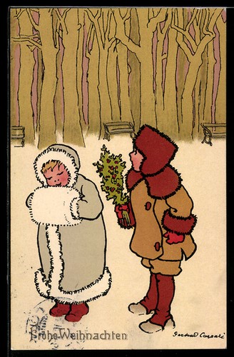 Künstler gertrud caspari - künstler-ak,