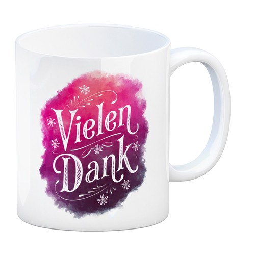 Vielen dank aquarelles blumen - vielen,