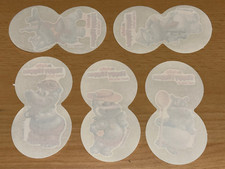 Ferrero   Nutella Deckelinhalt  5  verschiedene Hippo Traumschiff Bügelbilder