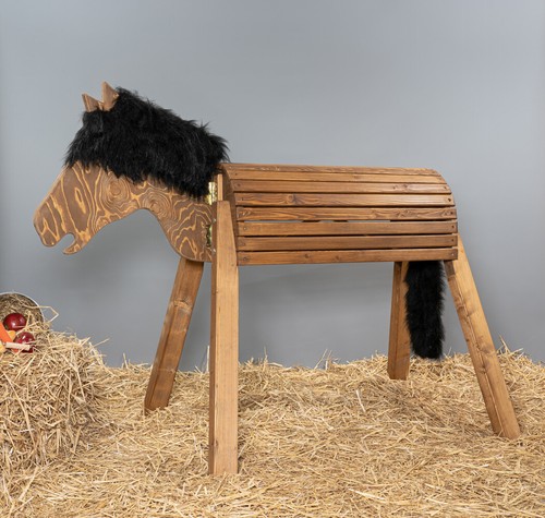 Holzpferd voltigierpferd - holzpferd,,