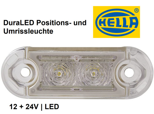 Hella 12v 24v led - +,