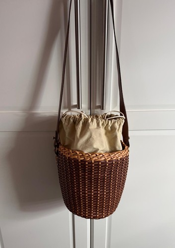 Damen korbtasche aus leder - aus,