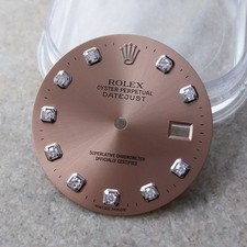 Rolex Datejust Pink Salmon Diamond Dial 16200 16234 for 36mm , Factory Original