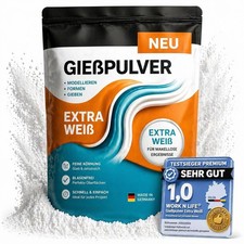 Gießpulver extra weiß - , beutel